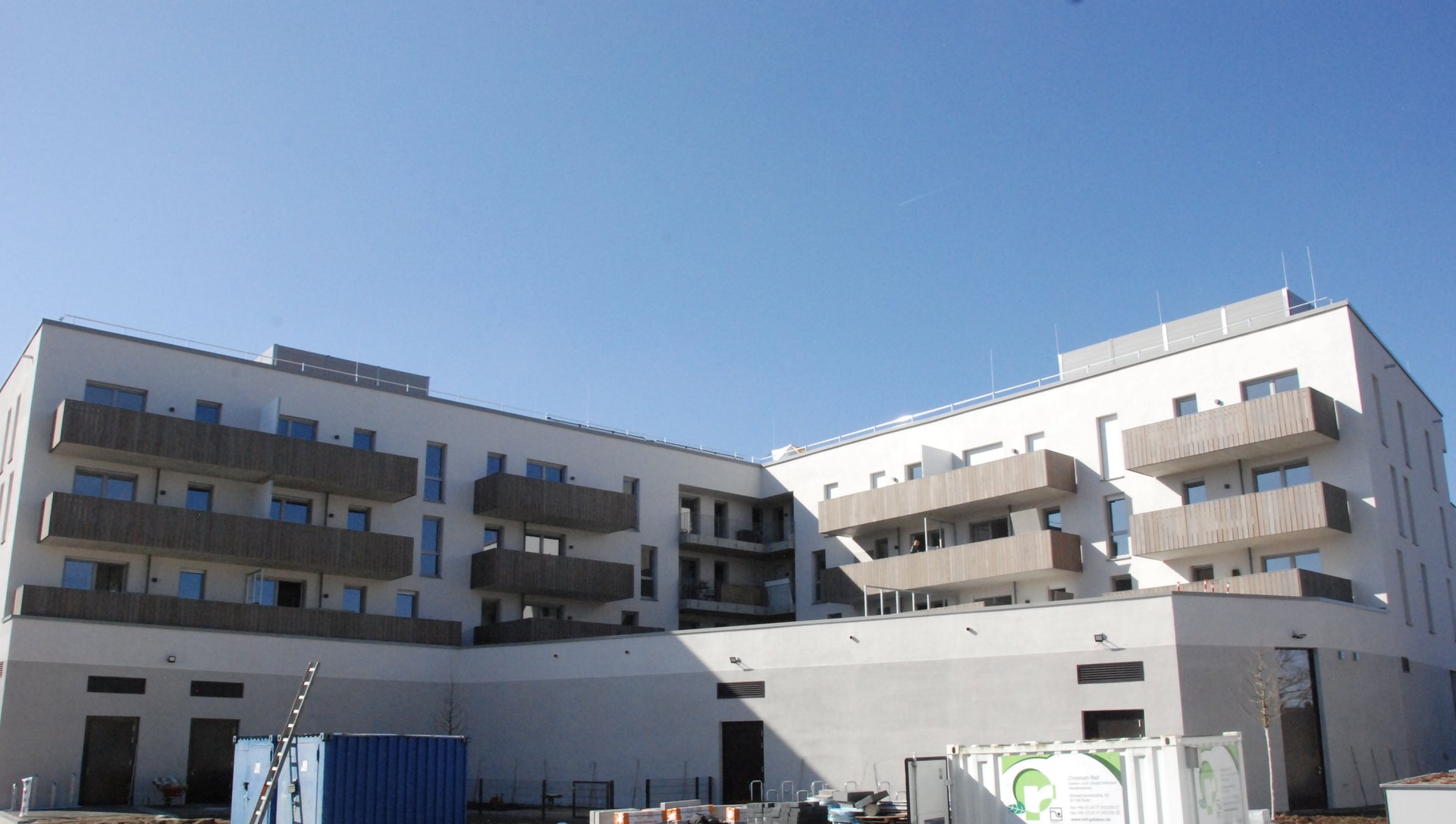 Balkonanlagen am Wohngebäude
